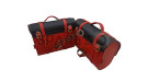 Royal Enfield Goan Classic 350 Leather Canvas Pannier Bags and Mounting      - SPAREZO